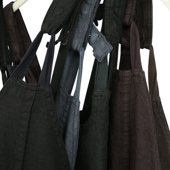 New Cynthia Ashby Linen Blue Wide Leg Overalls Small - Picture 8 of 9